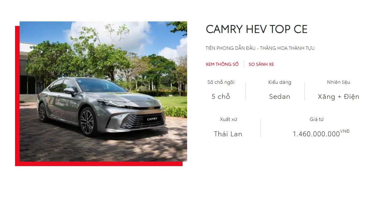 Toyota Việt Nam Tinh Giản Danh Mục: Camry Chỉ Còn Hybrid, Fortuner Bỏ Máy Diesel