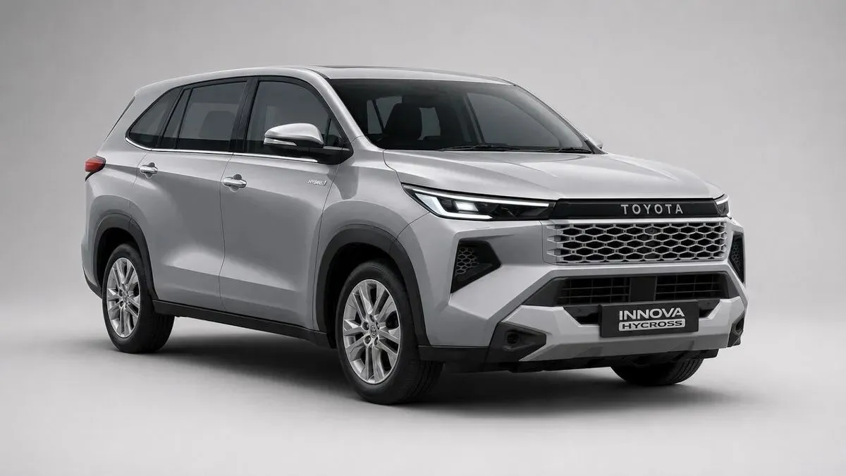 Toyota Innova Cross facelift lộ ảnh phác thảo: Màn hình lớn, thiết kế mới