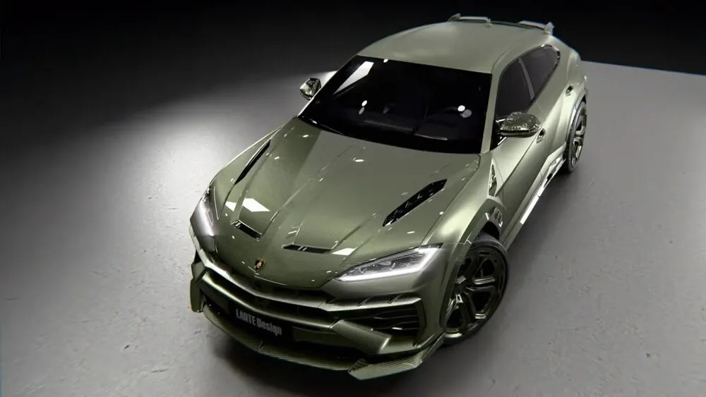 Larte Design tung gói độ carbon cho Lamborghini Urus SE hợp pháp tại Đức