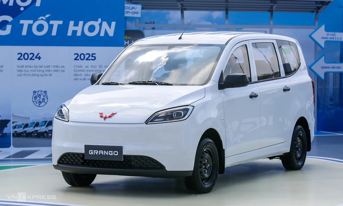 Wuling Grango 2026: MPV điện 7 chỗ giá 519 triệu, phạm vi 300 km