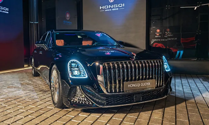 Hongqi Guoya ra mắt tại Moskva, Nga. Ảnh: Mobile-review