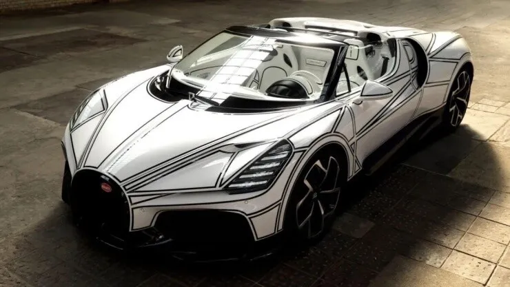 Chiêm ngưỡng siêu xe Bugatti độc bản 