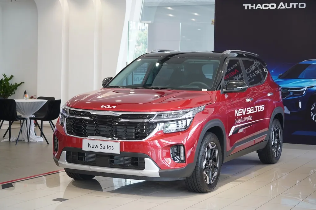 Seltos tại một đại lý Kia chính hãng ở TP HCM. Ảnh: Thành Nhạn
