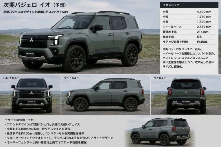 Lộ thêm ảnh phác thảo mới về dòng Mitsubishi Pajero iO - 2