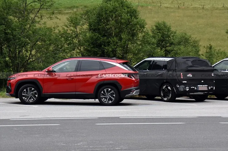 Hyundai Tucson thế hệ mới lộ diện chạy thử, diện mạo khác lạ gây chú ý - 2