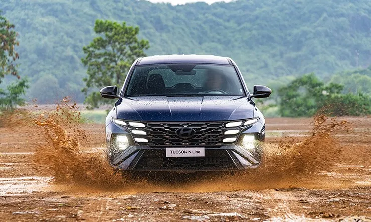 Thiết kế ngoại thất Hyundai Tucson N Line