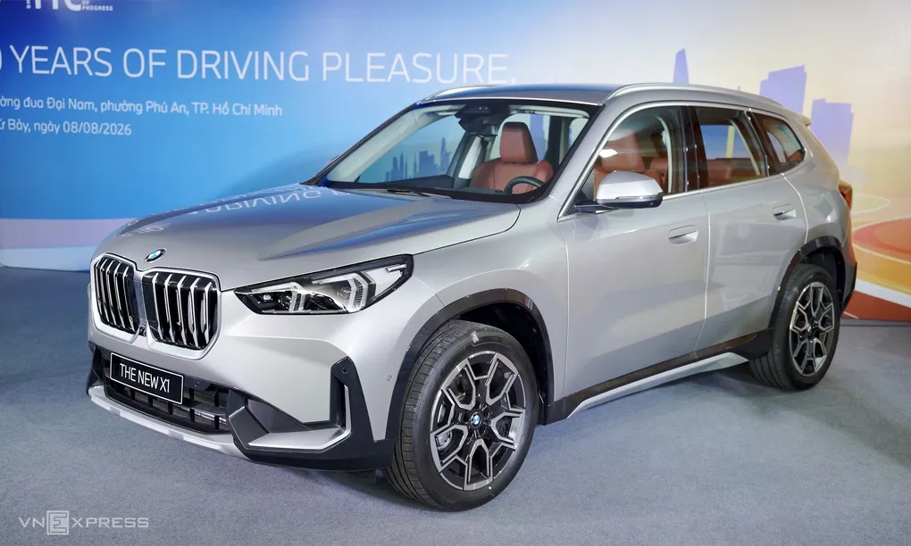 BMW X1 2026 tại sự kiện ra mắt ở TP HCM ngày 7/8. Ảnh:Thành Nhạn