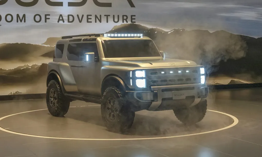 Hyundai Boulder bản concept. Ảnh: Carscoops