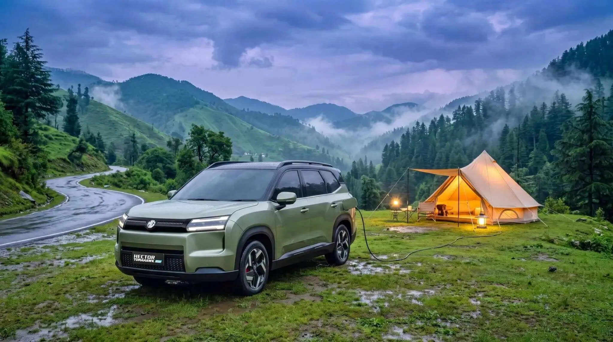 MG vừa&nbsp;giới thiệu mẫu SUV 3 hàng ghế Hector Tomahawk.
