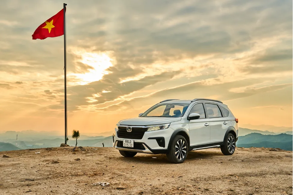 Honda BR-V trong một hành trình trải nghiệm. Ảnh: HVN