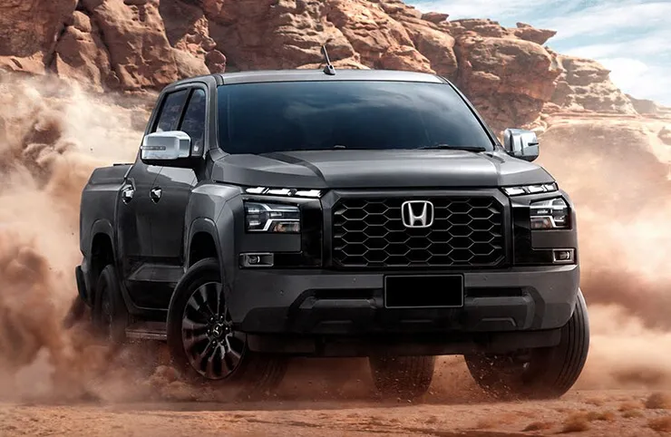 Ảnh phác họa thiết kế bán tải mới của Honda