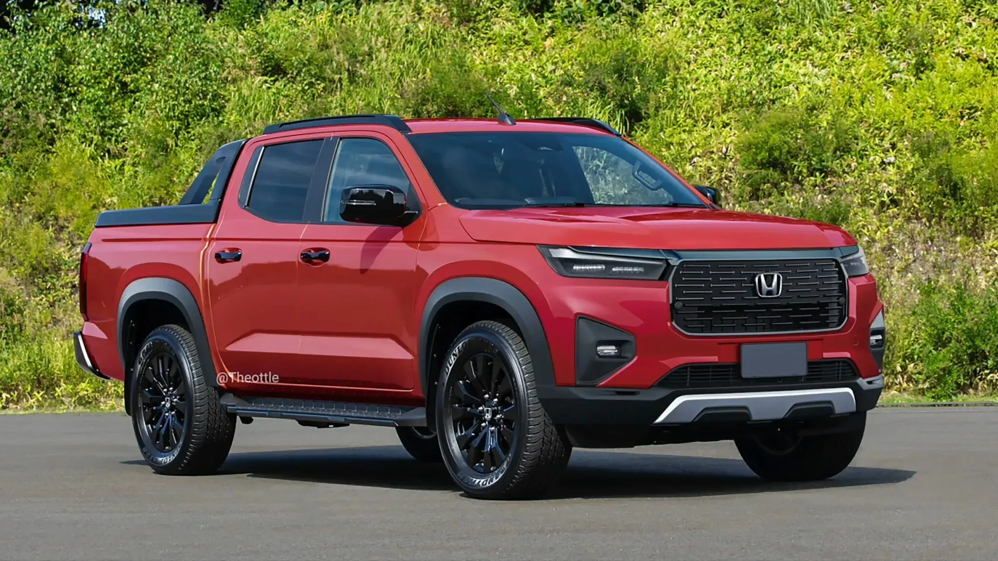 Mẫu xe bán tải mới của Honda được các trang&nbsp;phác thảo.