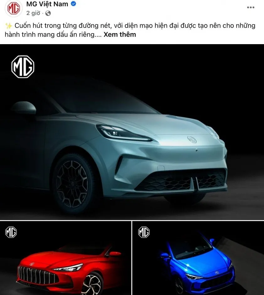 MG chốt lịch ra mắt những mẫu xe mới trong tháng này