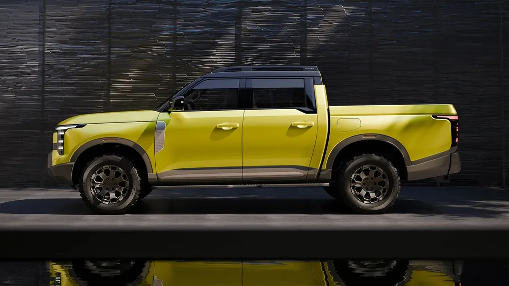 Navara Pro PHEV có chiều dài 5.520 mm, dài hơn 200 mm so với Ford Ranger. Ảnh: Nissan